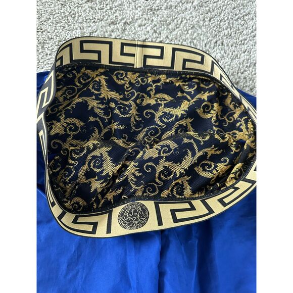 Versace Greca Border Medusa Blue Swim Shorts – Size 6 Medium (Boxed) - Picture 3 of 9
